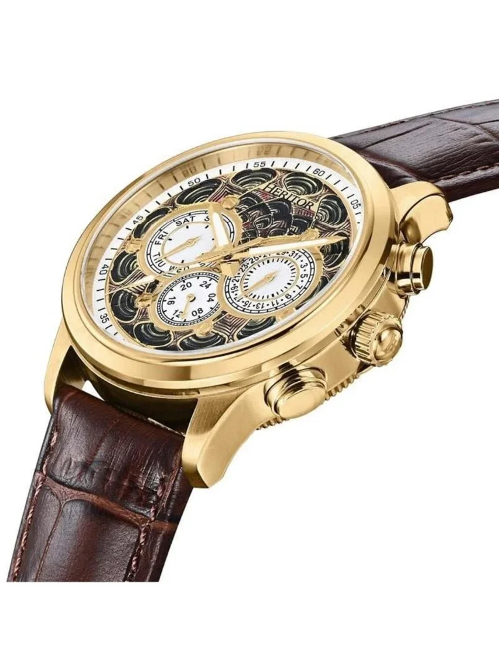 NWT Heritor Apostle Multi-Color Dial Men's Watch